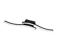 Reality Leuchten Plafonnier LED Route R62472132 métal noir mat 2 x 5 W