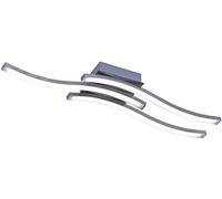 Reality Leuchten R62473107 Plafonnier, Métal, 5 W, Nickel Mat