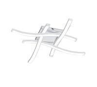 Reality Leuchten R62474131 Route Plafonnier LED en métal avec 4 LED 5 W Blanc mat