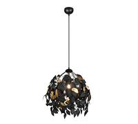 Reality Leavy Plafonnier Suspendu Moderne Leavy Noir Mat Noir