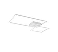 Reality Padella Semi-Plafonnier Led Moderne Padella, Blanc Mat 3000k