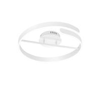 Reality Parma Semi-Plafonnier Led Moderne Parma Blanc Mat 4000k Blanc