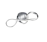 Trio-Leuchten Plafonnier Perugia LED 28W 4000K 3400 lm Blanc/Chrome réglable 60x18x22 cm IP20