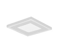 Reality, Plafonnier, Carus incl. 1 x LED,SMD,10,0 Watt,4000K,1350 Lm. incl. 1 x LED,SMD,7,0 Watt,4000K,1000 Lm. Corps: Plastique, blanc mat L:20,0cm, L:20,0cm, H:3,5cm