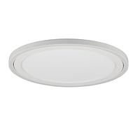 Reality, Plafonnier, Carus incl. 1 x LED,SMD,20,0 Watt,4000K,3400 Lm. incl. 1 x LED,SMD,9,0 Watt,4000K,1500 Lm. Corps: Plastique, blanc mat Ø:44,0cm, H:4,0cm,4000K