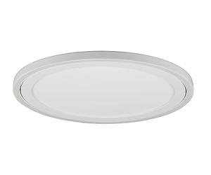 Reality, Plafonnier, Carus incl. 1 x LED,SMD,20,0 Watt,4000K,3400 Lm. incl. 1 x LED,SMD,9,0 Watt,4000K,1500 Lm. Corps: Plastique, blanc mat Ø:44,0cm, H:4,0cm,4000K