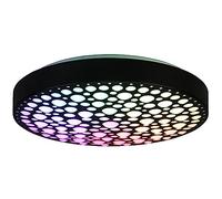 Reality, Plafonnier, Chizu incl. 1 x LED,SMD,22,0 Watt,2700-6000K,2500 Lm. Plastique, Blanc, Corps: Plastique, noir mat Ø:40,5cm, H:9,0cm