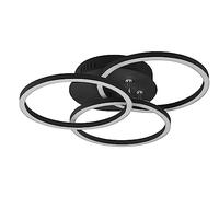 Reality Plafonnier Circle incl. 1x LED 2700-6000K Télécommande Noir mat