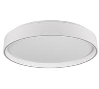 Reality Plafonnier LED Felis R64391031, plastique blanc mat, LED 24 Watt incluse, télécommande