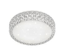 Reality, Plafonnier, Pegasus incl. 1 x LED,SMD,10,0 Watt,3000K,960 Lm. Acryl, Blanc, Corps: Acryl, Blanc Ø:28,6cm, H:8,6cm IP20