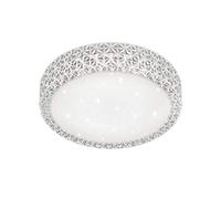 Reality, Plafonnier, Pegasus incl. 1 x LED,SMD,10,0 Watt,3000K,960 Lm. Acryl, Blanc, Corps: Acryl, Blanc Ø:28,6cm, H:8,6cm IP20