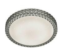 Reality, Plafonnier, Pegasus incl. 1 x LED,SMD,20,0 Watt,3000K,1800 Lm. Acryl, Blanc, Corps: Acryl, Anthracite Ø:39,6cm, H:8,6cm IP20,Infiniment réglable avec interrupteur