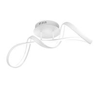 Reality, Plafonnier, Perugia incl. 1 x LED,SMD,28,0 Watt,4000K,3400 Lm. Plastique, Blanc, Corps: Métal, blanc mat L:60,0cm, L:18,0cm, H:22,0cm