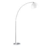 Trio-Leuchten Lampadaire R46031006 Lampe à arc métal/acrylique chrome blanc 1x E27 H 180 cm