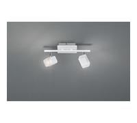 Reality Roubaix Spot De Plafond Double Moderne À 2 Lumières Roubaix Blanc Mat 3000k Blanc