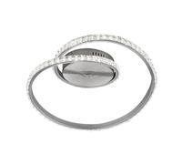 Reality Rubin Semi-Flash Led Rubin Modern Rgbw Aluminium Brossé 3000k Télécommande Gris