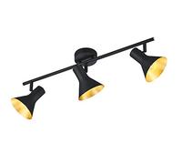 Reality, Spot, Nina 3xE14, max.40,0 W metal, or, Corps: metal, Noir L:58,0cm, L:11,0cm, H:21,0cm IP20