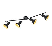 Reality, Spot, Nina 4xE14, max.40,0 W metal, Noir, Corps: metal, or L:84,5cm, L:11,0cm, H:21,0cm IP20,Pivotant
