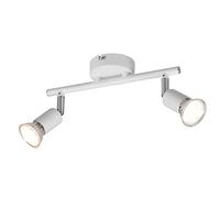 TRIO LIGHTING PARIS AMPOULES PROJECTEUR EXCLU BARRE 2 LUMIÈRES GU10 CONNEXION B