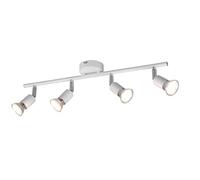 Reality, Spot, Paris 4xGU10, max.35,0 W Corps: Métal, blanc mat L:50,0cm, L:8,0cm, H:13,5cm Sans illuminant,Source lumineuse remplaçable p