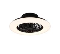 Reality Stralsund Stralsund Ventilateur de Plafond Moderne Noir Mat 3000-6500K Télécommande