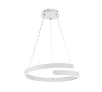 Reality, Suspension, Parma incl. 1 x LED,SMD,37,0 Watt,4000K,4500 Lm. Corps: Métal, blanc mat Ø:50,0cm, H:150,0cm Réglable avec interrupteur,IP20,4000K,Réglable en hauteur