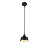Reality, Suspension, Punch 1xE27, max.40,0 W Corps: Métal, noir mat Ø:18,0cm, H:150,0cm IP20,
