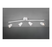 Reality Toulouse Spot De Plafond Moderne À 4 Lumières Toulouse Bar Blanc Mat 3000k Blanc