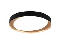 Reality Zeta Semi-Plafonnier Led Zeta Modern Noir 2700-6500k Télécommande