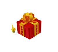 Really Annoying Boîte cadeau avec rangement torsadé, boîte à farces interactive, jouet de bureau amusant, cadeau surprise pour le bureau et le divertissement à domicile (I)