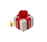 Really Annoying Boîte cadeau avec rangement torsadé, boîte à farces interactives, jouet de bureau amusant, cadeau surprise pour le bureau et le divertissement à domicile (J)