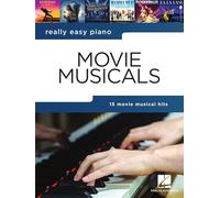Hal Leonard – Really Easy Piano: Movie Musicals – Recueil de chansons pour piano – Poche
