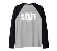 Really Good Staff Inside Personnel de L'événement équipe Manche Raglan