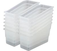 Really Good Stuff - 160103CL Porte-magazines, livres, dossiers et dossiers durables parfaits pour les besoins de rangement étroits ou verticaux - Code couleur instantané dans votre salle de classe - Choisissez parmi 22 couleurs (lot de 12)