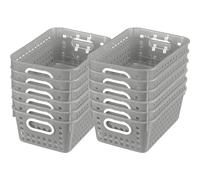 Really Good Stuff Multi Purpose paniers de rangement - 27,9 x 19,1 cm - Lot de 12