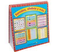 Really Good Stuff Sons espagnols, syllabes et plus encore Tableau à feuilles (Sonidos, sílabas y más) - 1 tableau à rabat