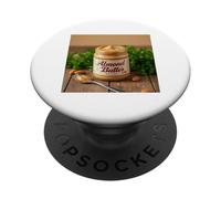 Really Like Amande Butter Snack Protein Vegan Vegan PopSockets PopGrip Adhésif
