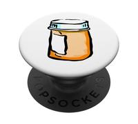 Really Like Amande Butter Snack Protein Vegan Vegan PopSockets PopGrip Adhésif