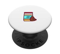 Really Like Amande Butter Snack Protein Vegan Vegan PopSockets PopGrip Adhésif