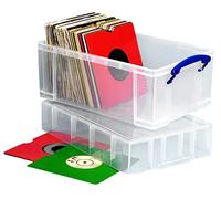 Really Useful Boîte de rangement en plastique avec couvercle XL Transparent 9 l