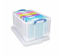 Really Useful Products – Boîte à fiche en polypropylène 64 L Transparent