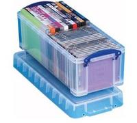 Really Useful Products Boîte/Mallette pour CD/DVD 6,5 L – 36 CD, 20 DVD – transparente