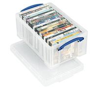 Really Useful Box Boîte de rangement en plastique transparent de 9 litres