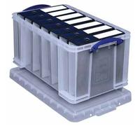 Really Useful Boxes Boîte De Rangement Transparent 48 L, Ft Extérieur 600 X 400 X 350 Mm, Ft Intérieur 53 1 Unité(S)