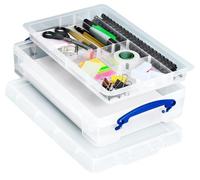 Really Useful Boxes UB4LCO Transparent boite et range-archives - boites et ranges-archives (Transparent, 862 g, 390 x 240 x 85 mm, 335 x 215 x 70 mm)