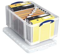 Really Useful Plastic Storage Box 64 Litre Clear