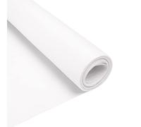 Realm Tissu thermocollant et thermofusible (blanc, poids léger, 75 cm x 2 m)