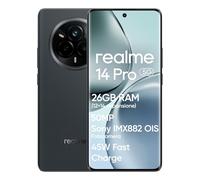 realme 14 Pro 5G Smartphone, 12+512Go, Appareil Photo Sony IMX882 OIS 50 MP, 5G Dimensity 7300 Energy, Écran à Vision incurvée de 120 Hz, Batterie de 5260mAh, Charge 45 W, Grey(sans Adaptateur)