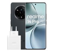 realme 14 Pro 5G Smartphone, 8+256 Go, appareil photo Sony IMX882 OIS 50 MP, écran incurvé 120 Hz, étanche IP69, batterie 5260 mAh, charge rapide 45 W SuperVOOC, gris (avec adaptateur)