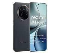 realme 14 Pro+ 5G Smartphone 8+256GB, 50MP IMX882 Periscope, Processeur Snapdragon 7s, Écran 6,83 Pouces 120Hz, Batterie Titan 5260mAh, Noir
